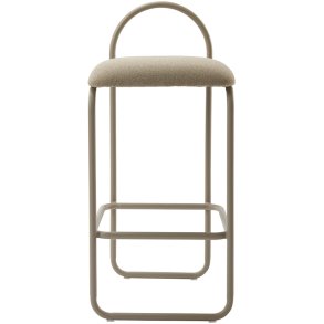 AYTM Angui Barhocker H82.5 cm, Taupe Bouclé