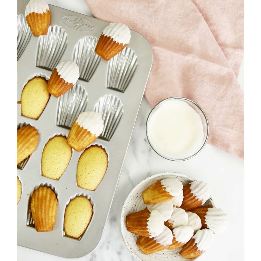 USA Pan Madeleineform til 16 stk, St�l