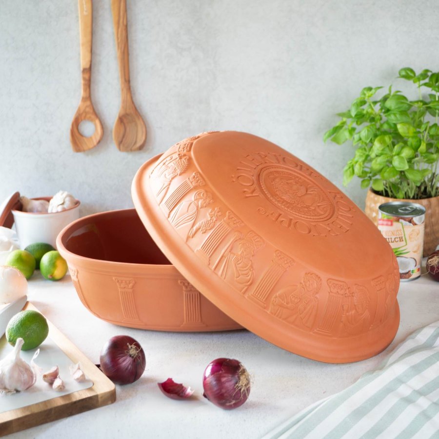 R&ouml;mertopf Classic Stegeso 33x43 cm, Terracotta