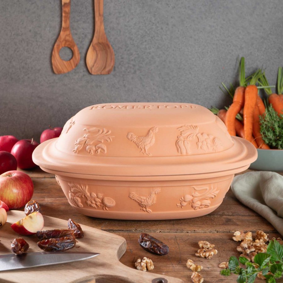 R&ouml;mertopf Rustico Stegeso 25x36 cm, Terracotta