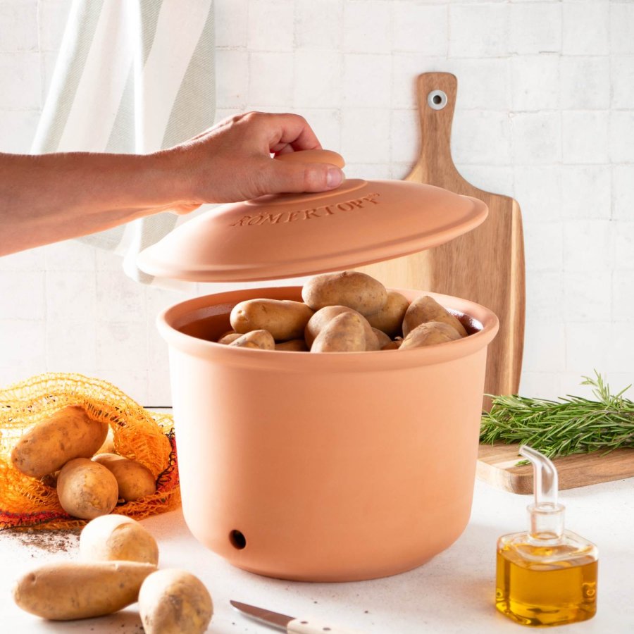 R&ouml;mertopf Fresh Pot Opbevaringskrukke H25 cm, Terracotta