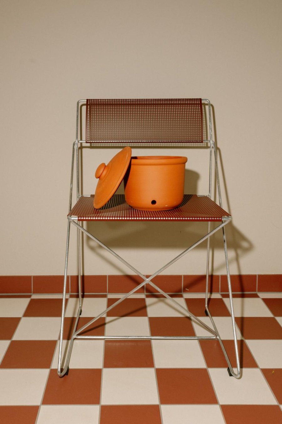 R&ouml;mertopf Fresh Pot Opbevaringskrukke H25 cm, Terracotta