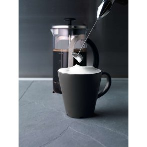 aerolatte Mælkeskummer m. Holder, Sort
