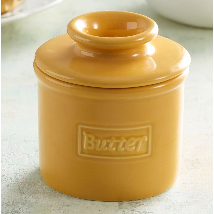 Butter Bell Cafe Retro Sm�rklokke H10,7 cm, Golden Yellow