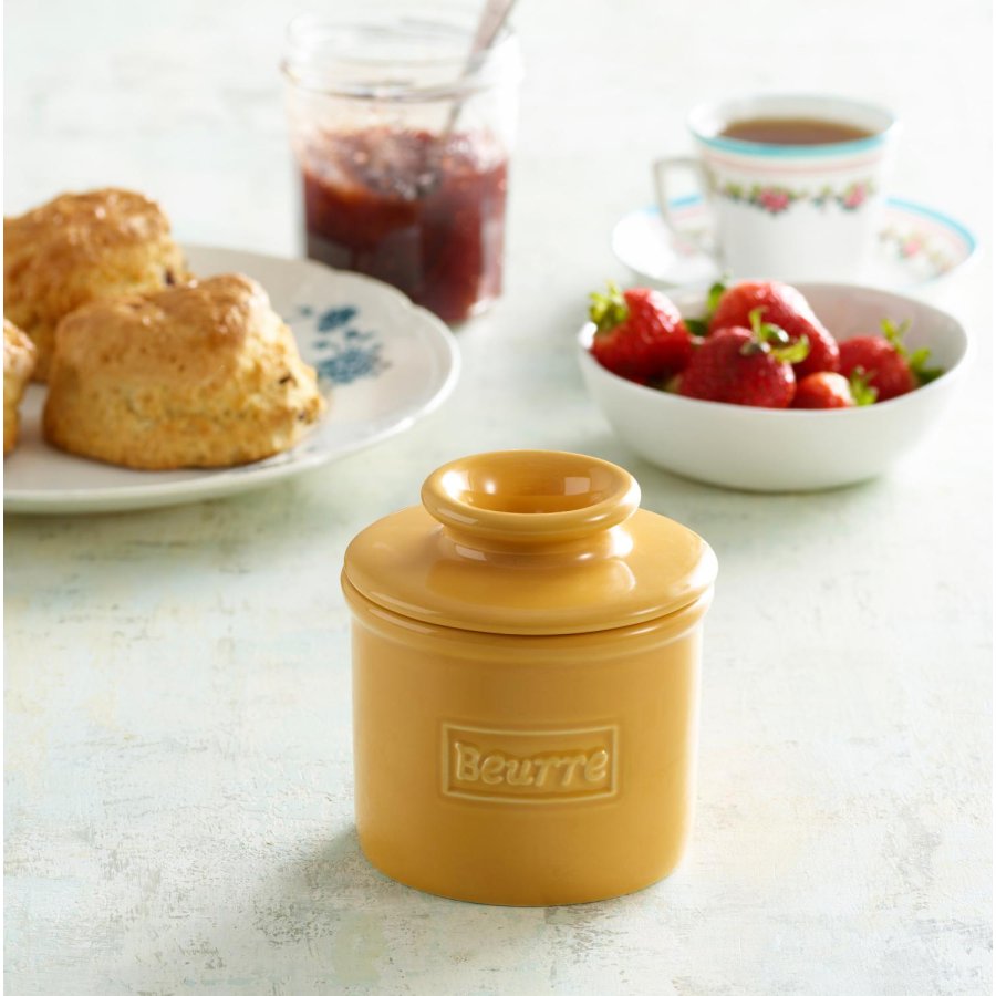 Butter Bell Cafe Retro Sm�rklokke H10,7 cm, Golden Yellow