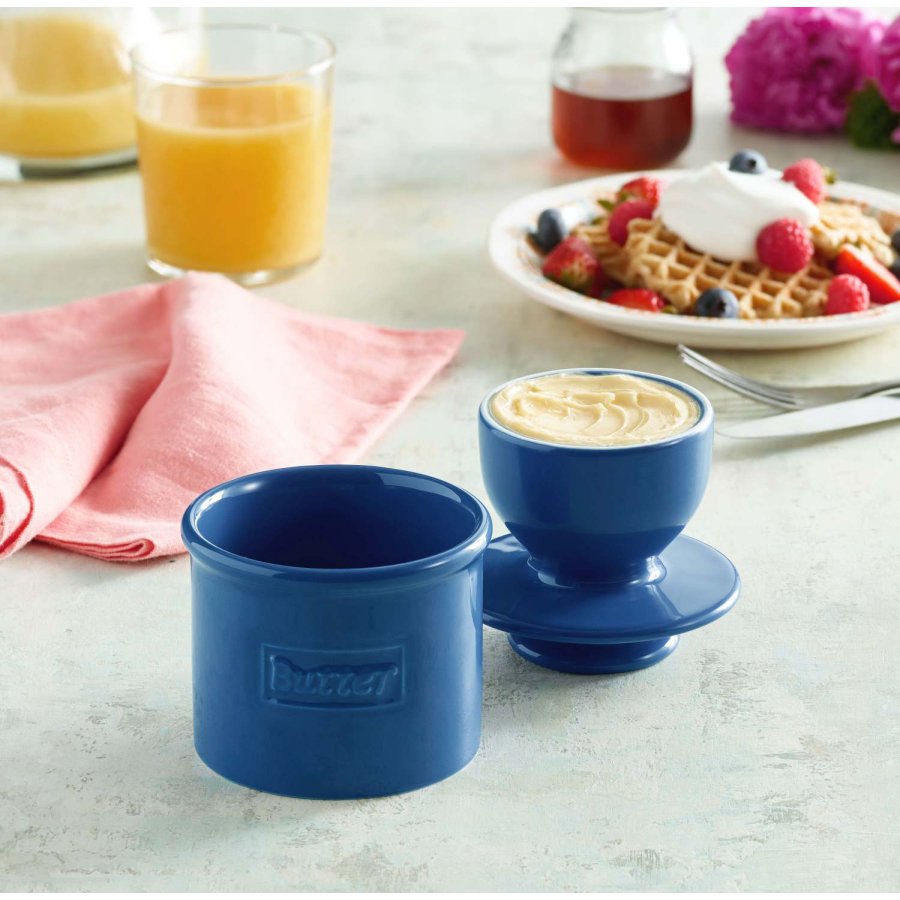 Butter Bell Cafe Retro Sm�rklokke H10,7 cm, Royal Blue