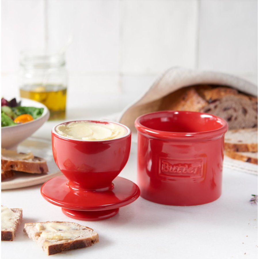 Butter Bell Cafe Retro Sm�rklokke H10,7 cm, Maraschino Red
