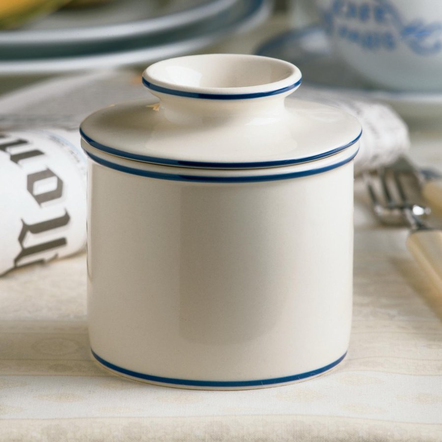 Butter Bell Le Bistro Sm�rklokke H10,7 cm, Hvid/Bl�