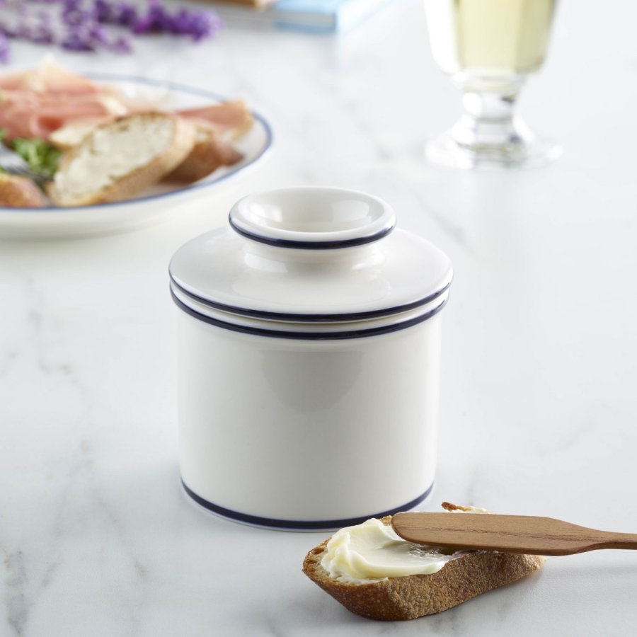 Butter Bell Le Bistro Sm�rklokke H10,7 cm, Hvid/Bl�