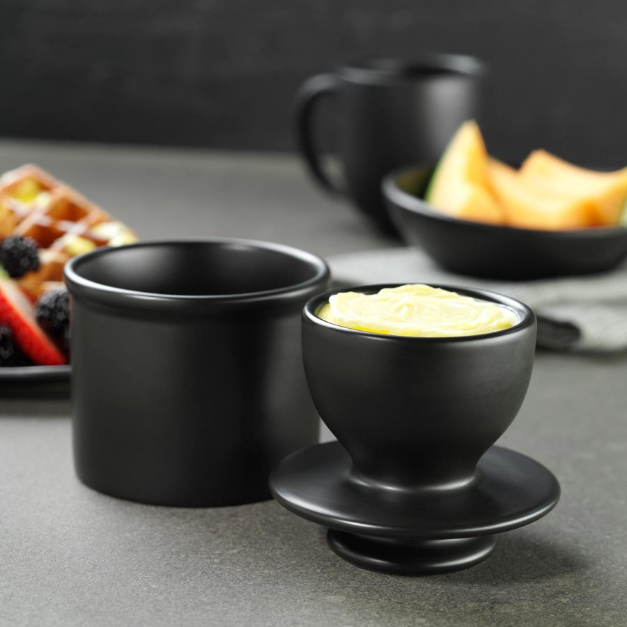 Butter Bell Classic Sm�rklokke H10,7 cm, Mat Sort