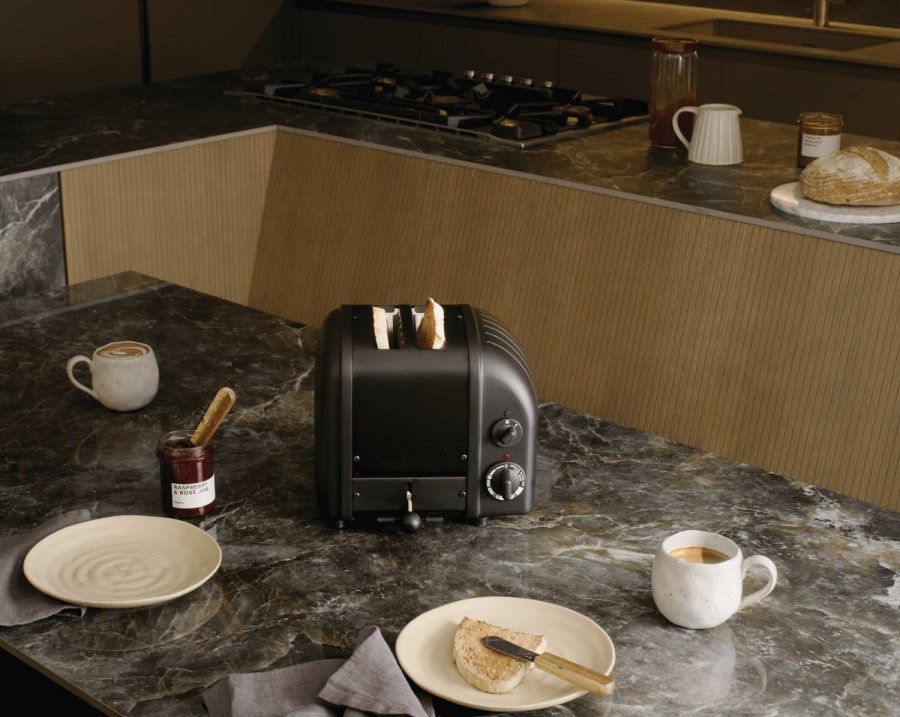 Dualit Classic Newgen Toaster 2 Slice, Mattschwarz