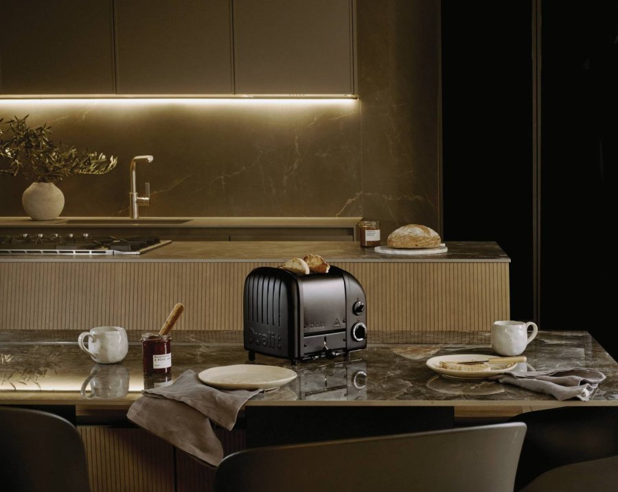 Dualit Classic Newgen Toaster 2 Slice, Mattschwarz