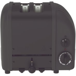 Dualit Classic Newgen Toaster 2 Slice, Mattschwarz