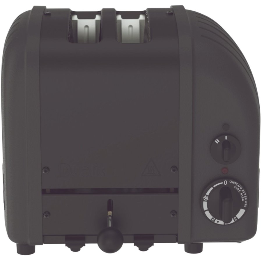 Dualit Classic Newgen Toaster 2 Slice, Mattschwarz