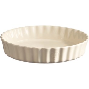 Emile Henry T�rteform �29 cm, Creme