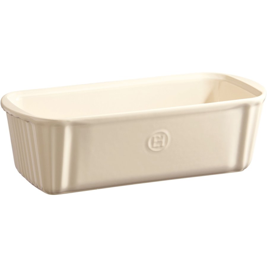 Emile Henry Kageform 13x31 cm, Creme