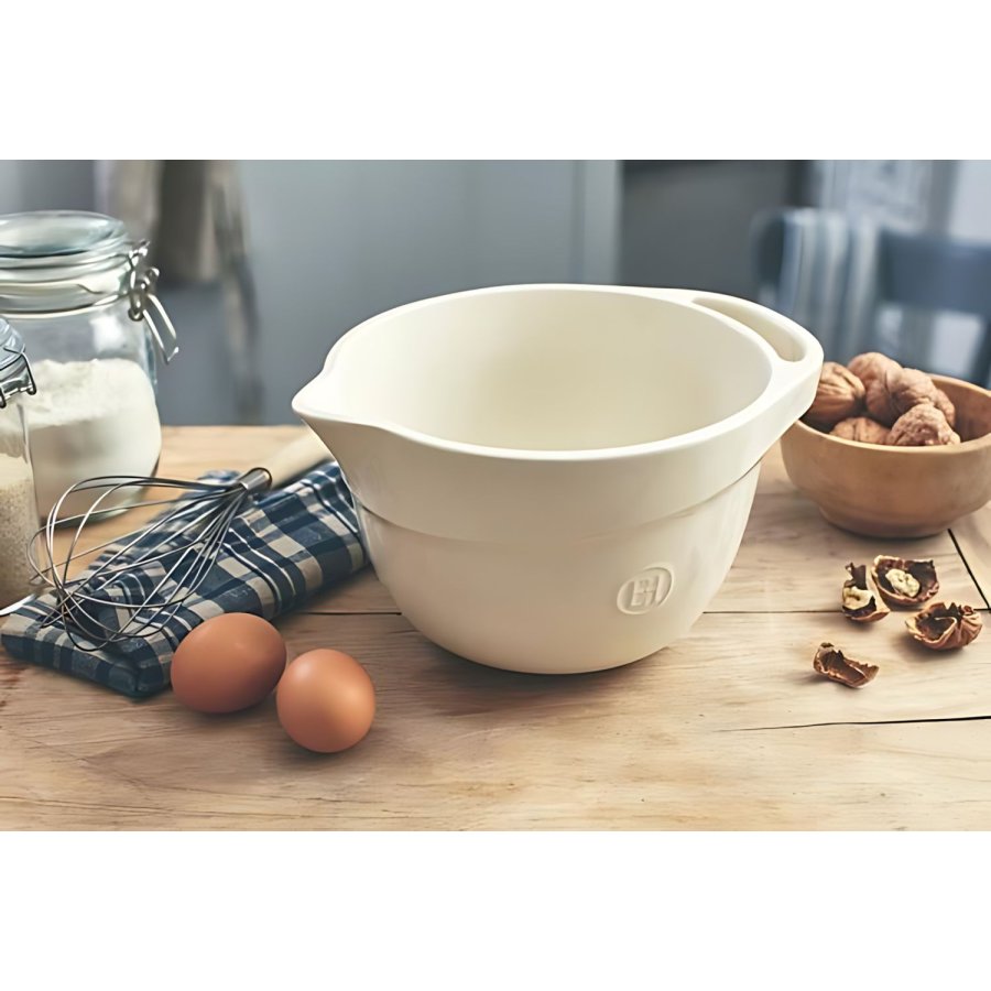Emile Henry R�resk�l 3,5 L, Creme