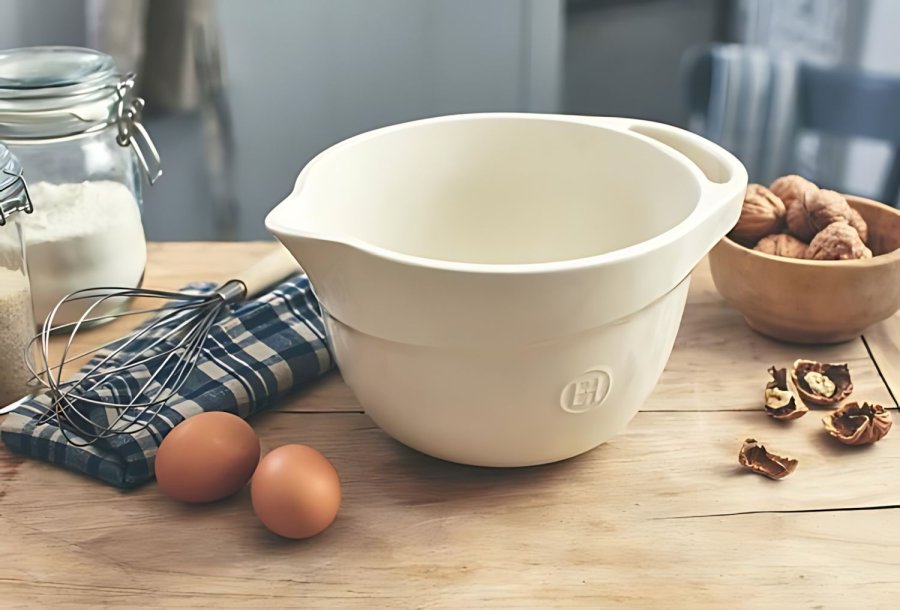 Emile Henry R�resk�l 3,5 L, Creme