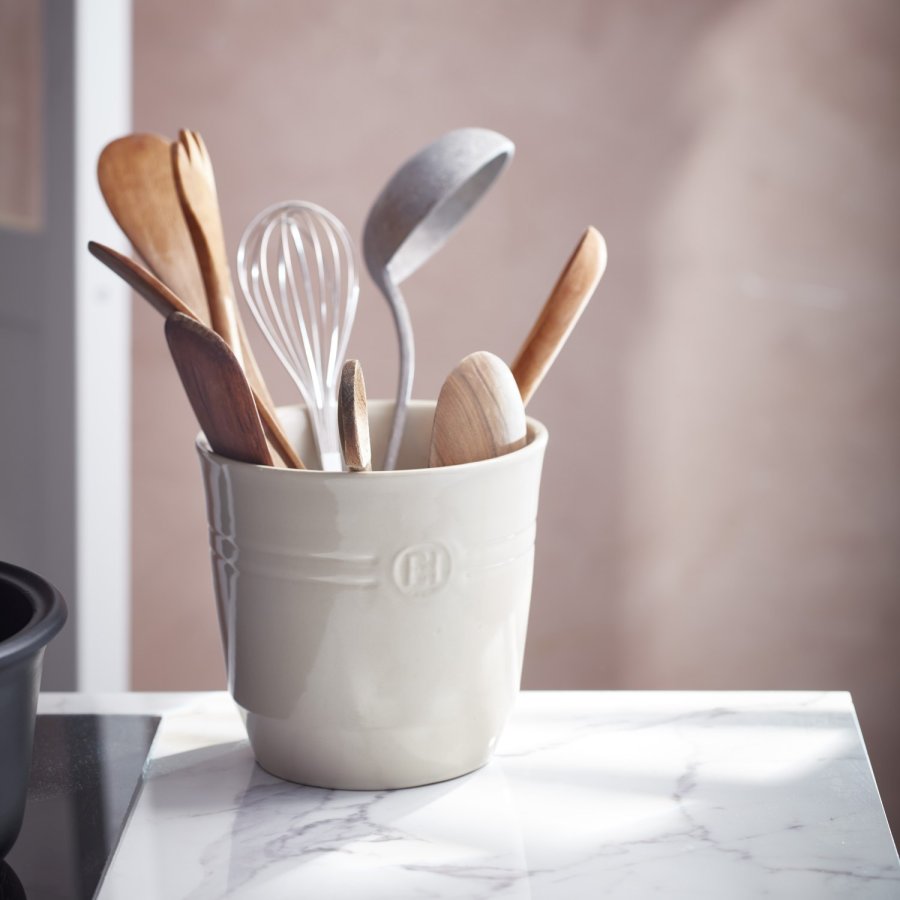Emile Henry Redskabskrukke H12 cm, Cream
