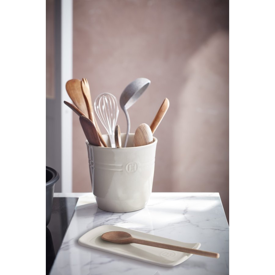 Emile Henry Redskabskrukke H16,5 cm, Cream