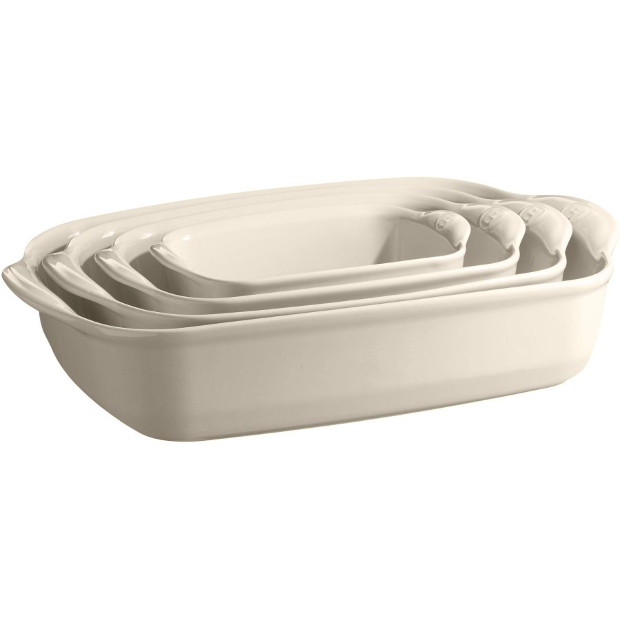 Emile Henry Fad 14,5x22 cm, Creme