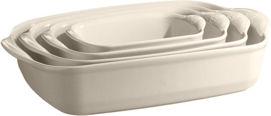 Emile Henry Fad 14,5x22 cm, Creme
