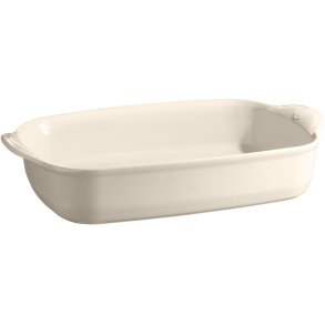 Emile Henry Fad 28x42,5 cm, Creme