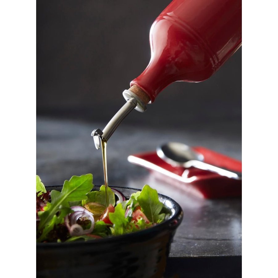 Emile Henry Olieflaske H�j 400 ml, R�d