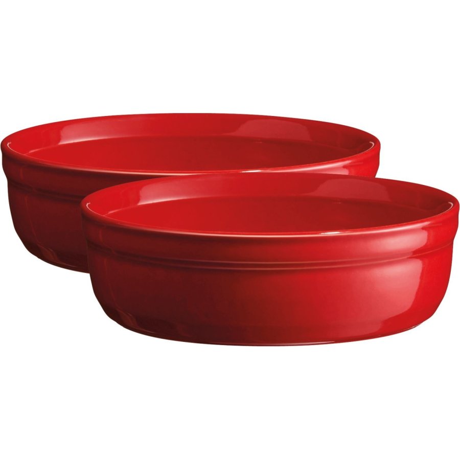Emile Henry Ramekin 2 stk. �13 cm, R�d