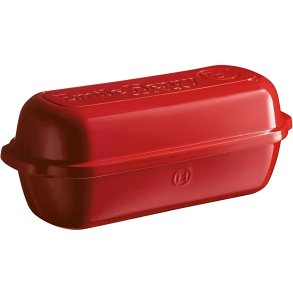 Emile Henry Br�dform 16x39,5 cm, R�d