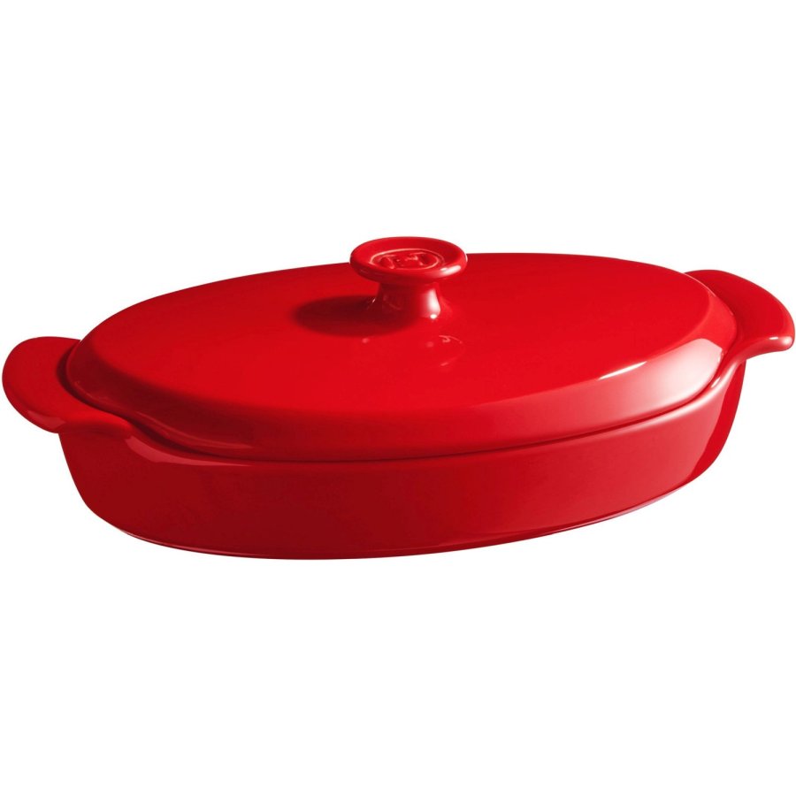 Emile Henry Stegegryde 17,5x30,5, R�d