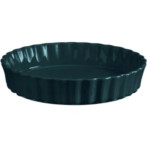 Emile Henry T�rteform �29 cm, Petrol