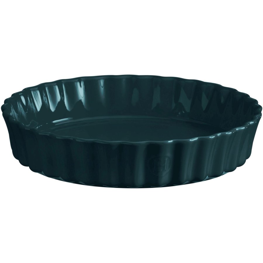 Emile Henry T�rteform �29 cm, Petrol