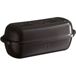 Emile Henry Br�dform 16x39,5 cm, Sort