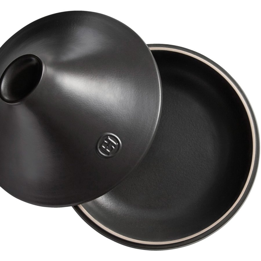 Emile Henry Tagine �27 cm, Sort