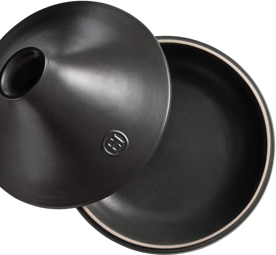 Emile Henry Tagine �27 cm, Sort