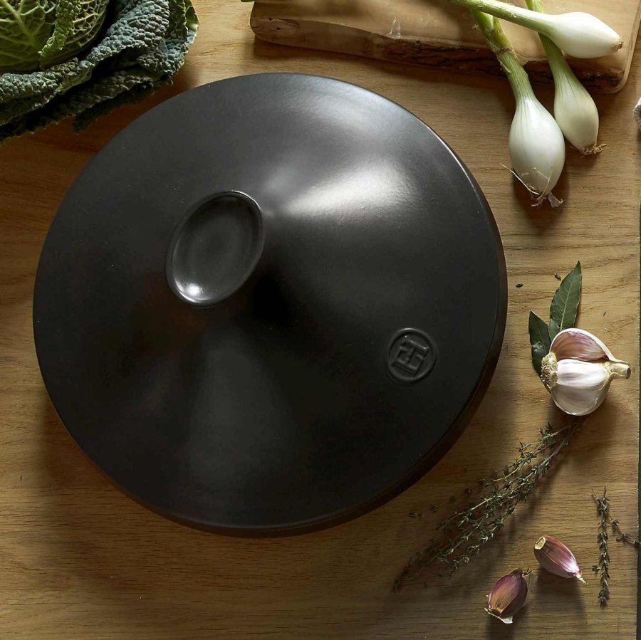 Emile Henry Tagine �27 cm, Sort