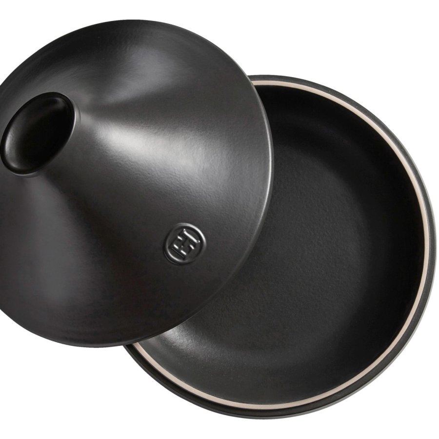Emile Henry Tagine �34 cm, Sort