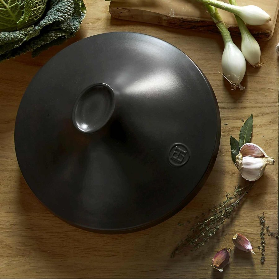 Emile Henry Tagine �34 cm, Sort