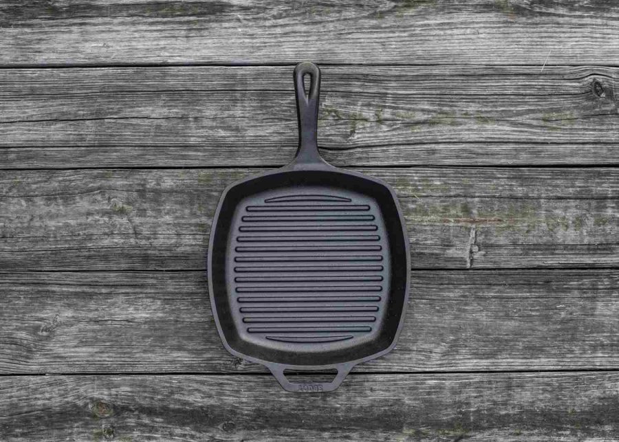 Lodge Classic Collection Grillpande 27 cm, Sort