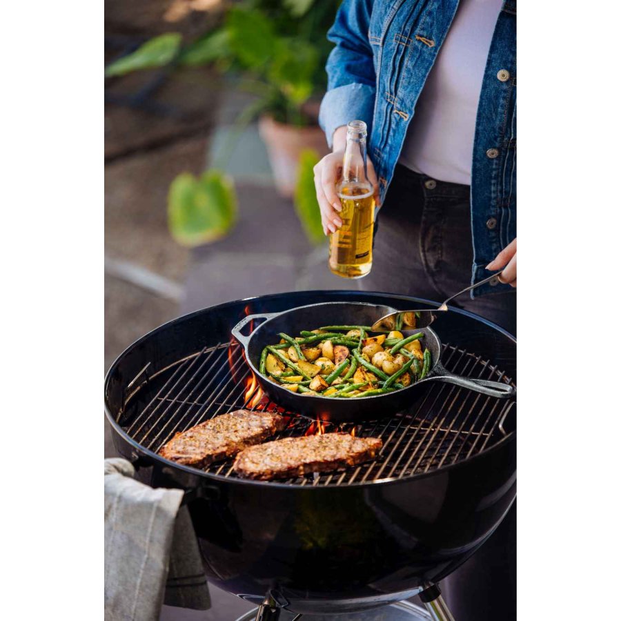 Lodge Classic Collection Stegepande 26 cm, Sort