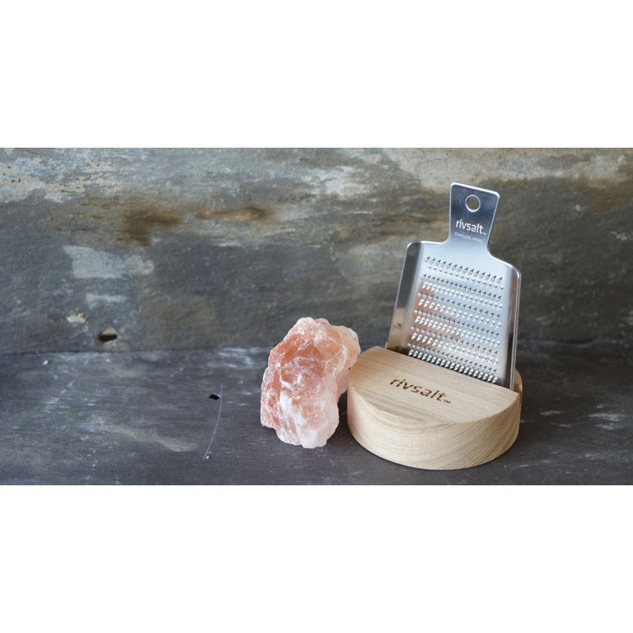 Rivsalt Salzstein mit Reibe 40 g, Original Himalaya
