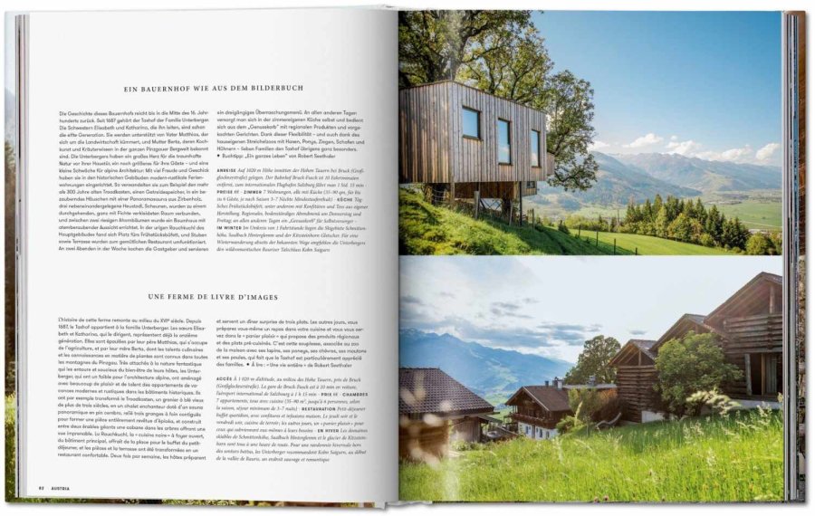 Taschen Coffee Table Book Great Escapes Alps The Hotel Book