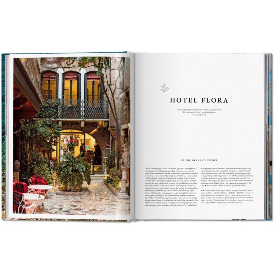 Taschen Coffee Table Book Great Escapes Italy The Hotel Book