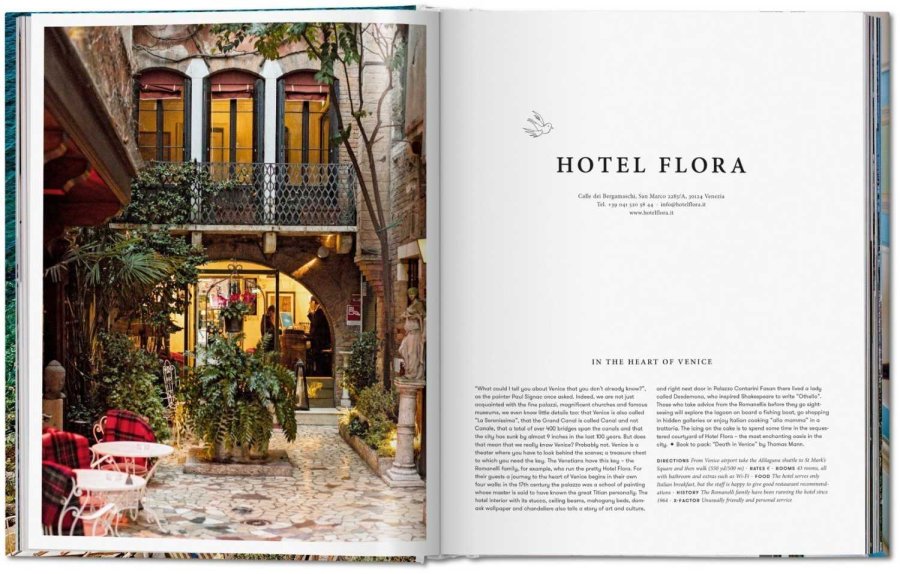 Taschen Coffee Table Book Great Escapes Italy The Hotel Book