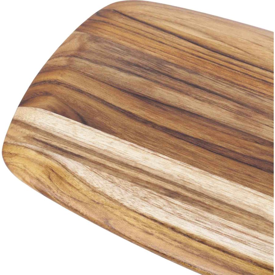 Teakhaus Rounded Edges Servierbrett 20x30,5 cm, Teak