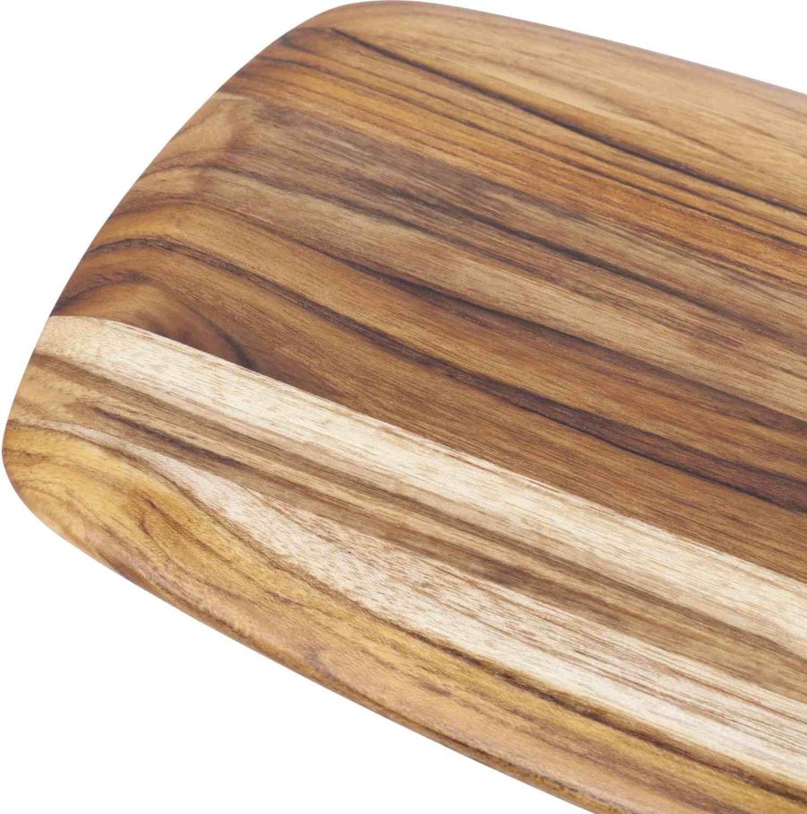 Teakhaus Rounded Edges Servierbrett 20x30,5 cm, Teak