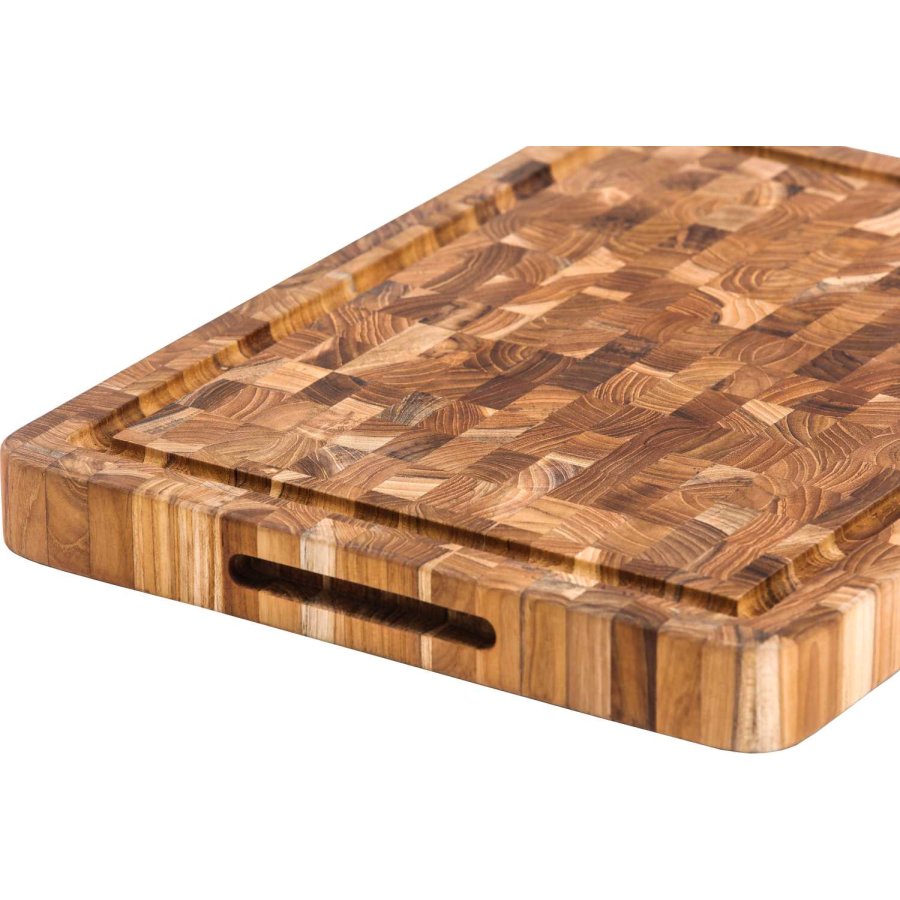 Teakhaus Butcher Block Schneidebrett 30,5x42 cm, Teak