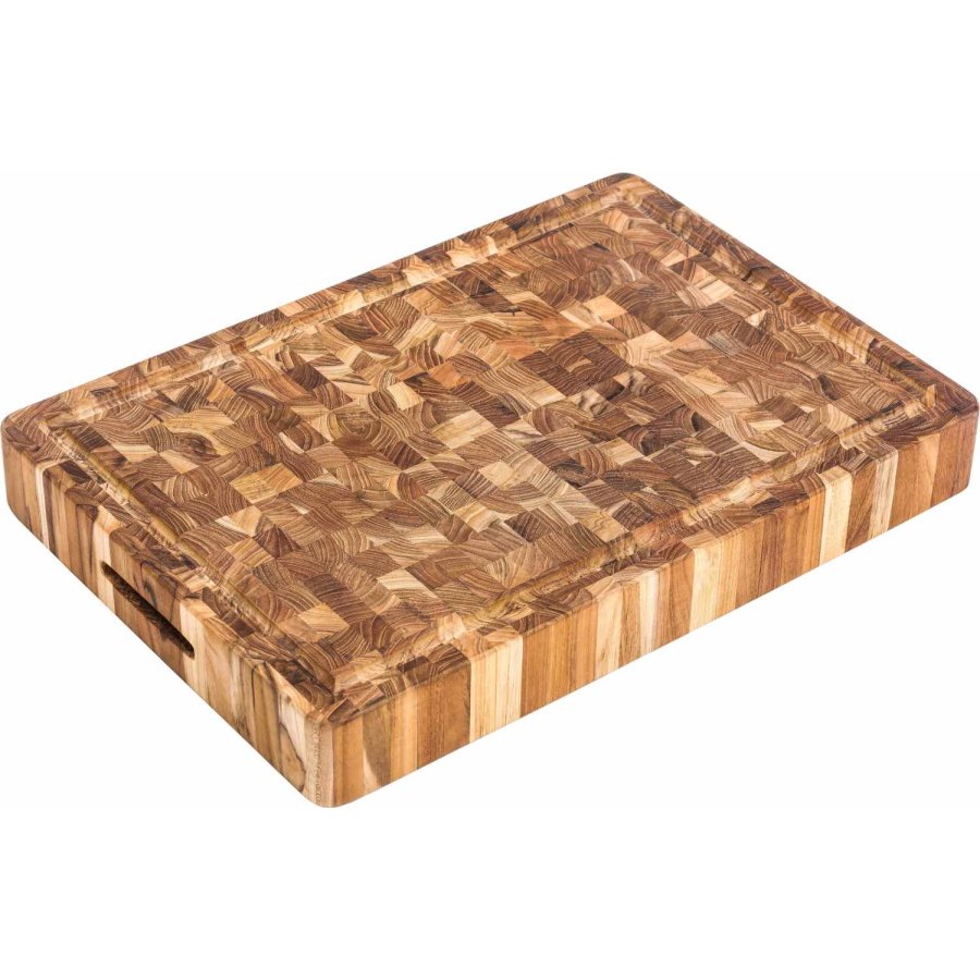 Teakhaus Butcher Block Schneidebrett 36x52 cm, Teak