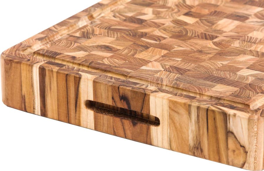 Teakhaus Butcher Block Schneidebrett 36x52 cm, Teak